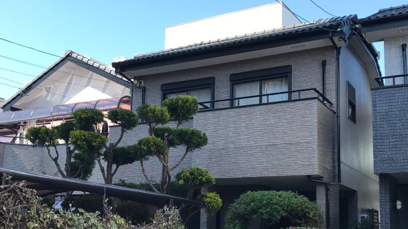 外壁塗装施工事例（愛知県名古屋市 S様邸）