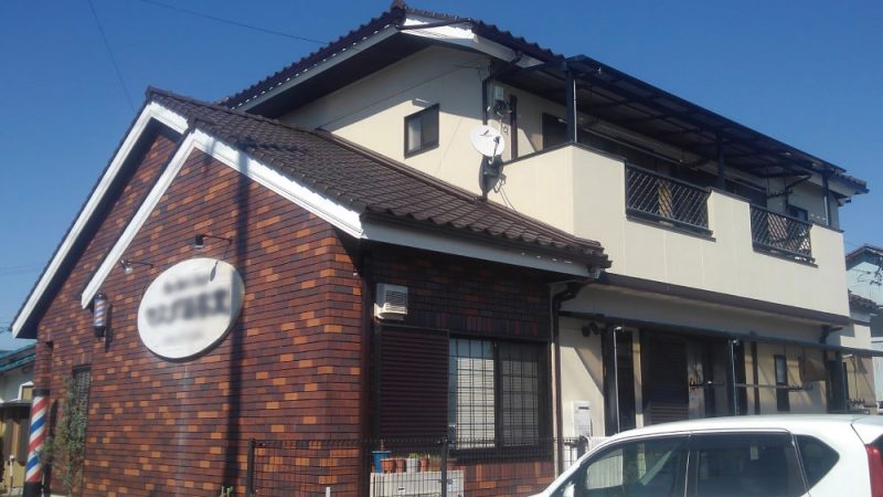 外壁塗装施工事例（愛知県安城市 M様邸）