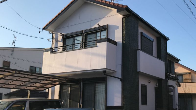 外壁塗装施工事例（岐阜県岐阜市 O様邸）
