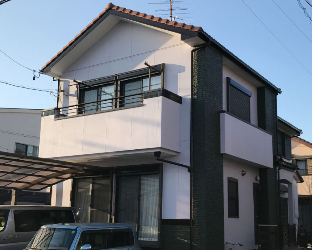 外壁塗装 施工後（岐阜県岐阜市 O様邸）
