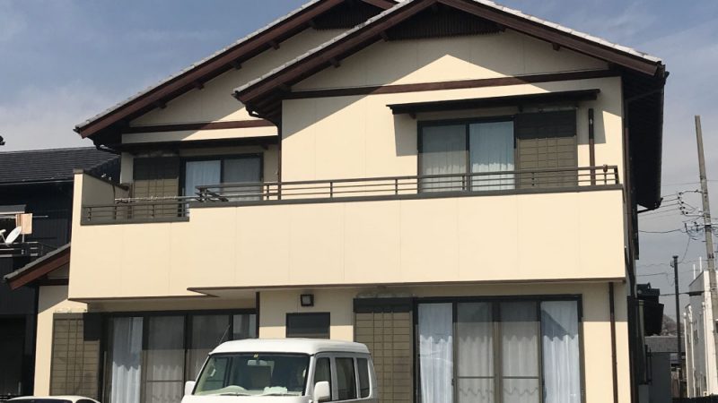 外壁塗装施工事例（愛知県高浜市 K様邸）
