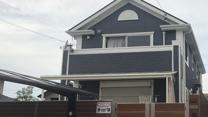 外壁塗装施工事例（愛知県名古屋市名東区 O様邸）