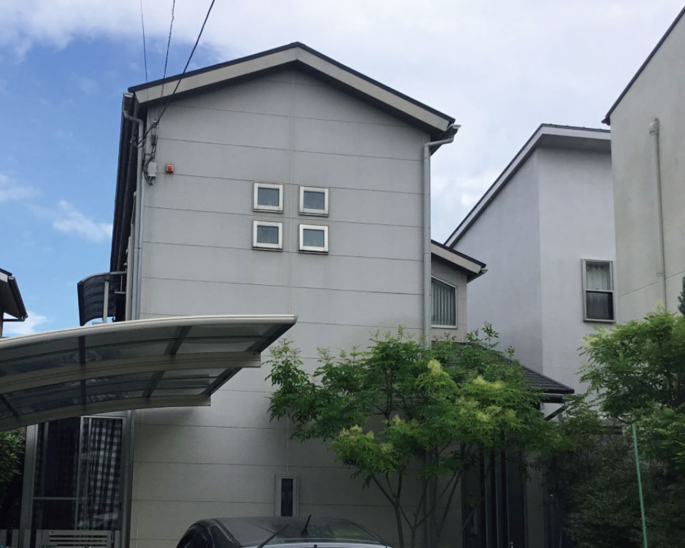 外壁・屋根塗装 施工前（京都府城陽市 I様邸）