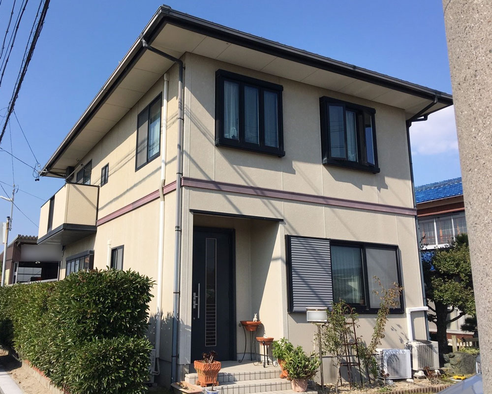 外壁塗装 施工前（愛知県知多市 T様邸）