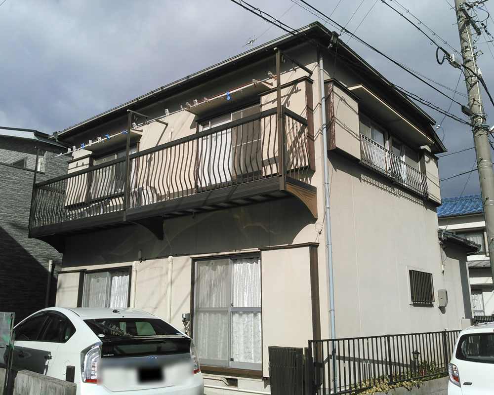 外壁・屋根塗装 施工前（愛知県名古屋市名東区 M様邸）
