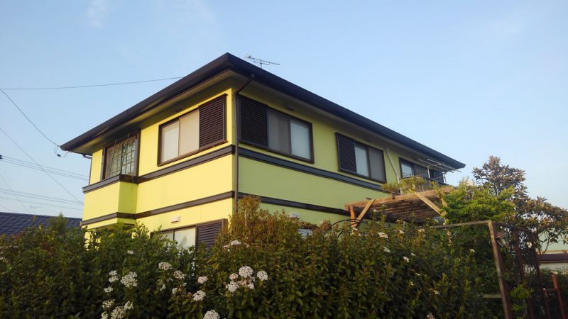 外壁・屋根塗装施工事例（愛知県一宮市 Y様邸）