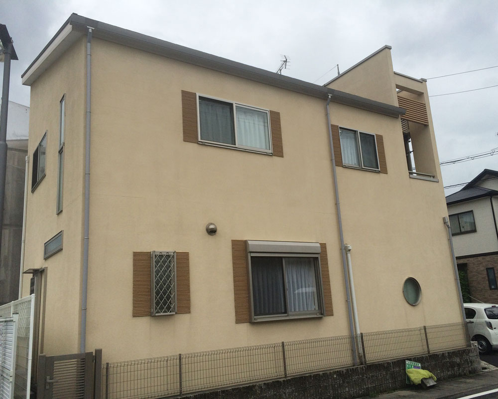 外壁塗装 施工前（京都府宇治市 O様邸）
