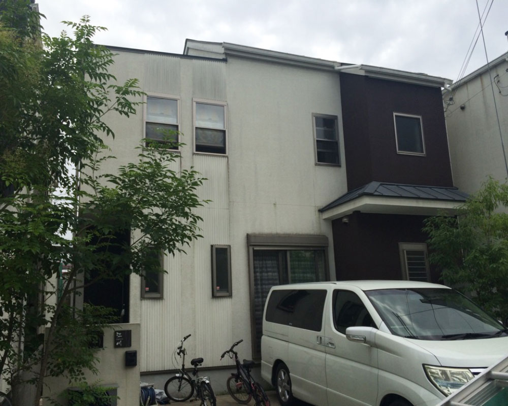 外壁塗装 施工前（京都府八幡市 E様邸）