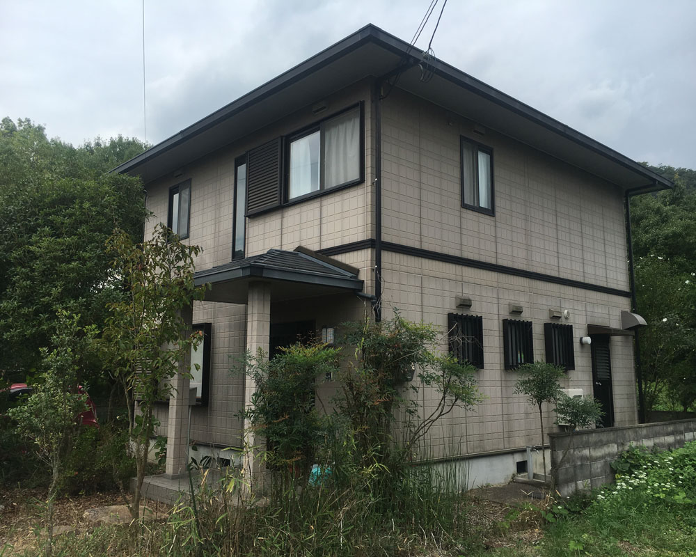 外壁塗装 施工前（京都府京丹波 N様邸）