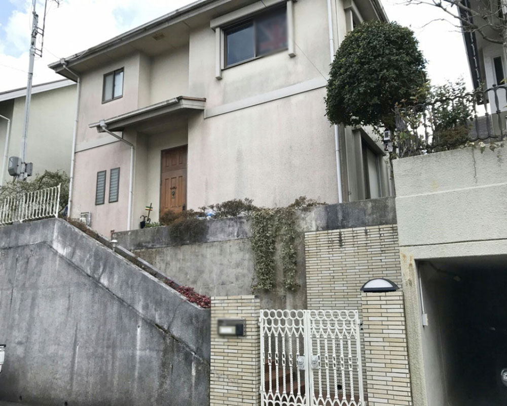 外壁塗装 施工前（京都府 Y様邸）
