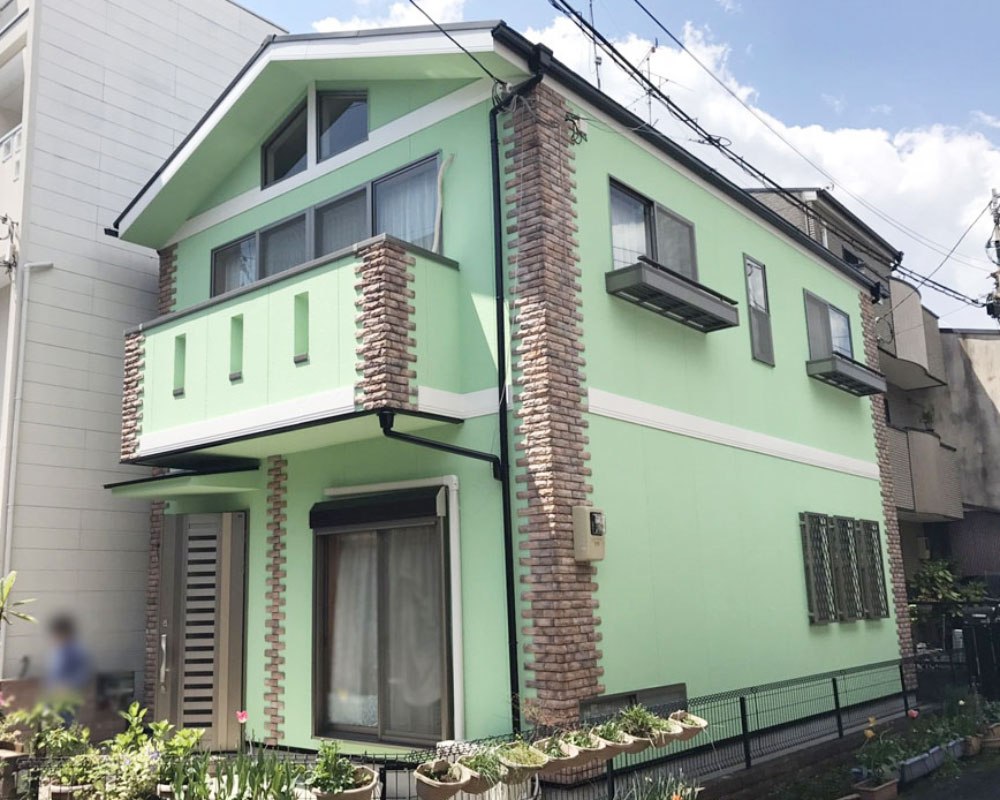 外壁塗装 施工後（京都府京都市 F様邸）