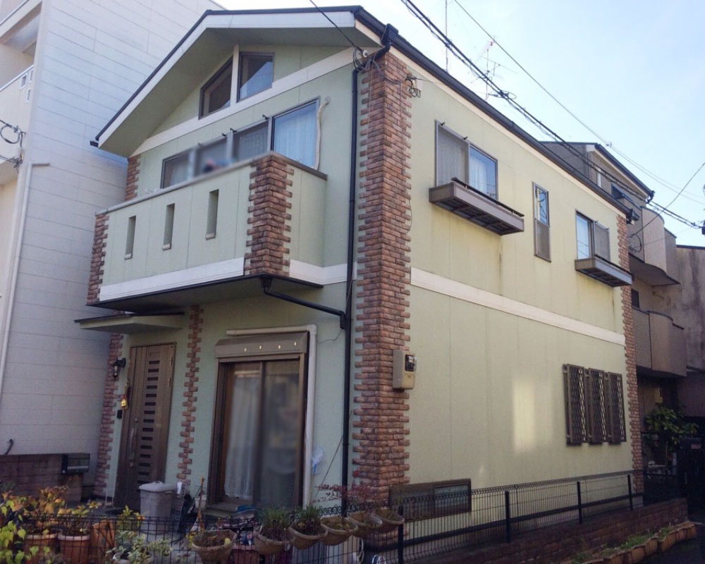外壁塗装 施工前（京都府京都市 F様邸）