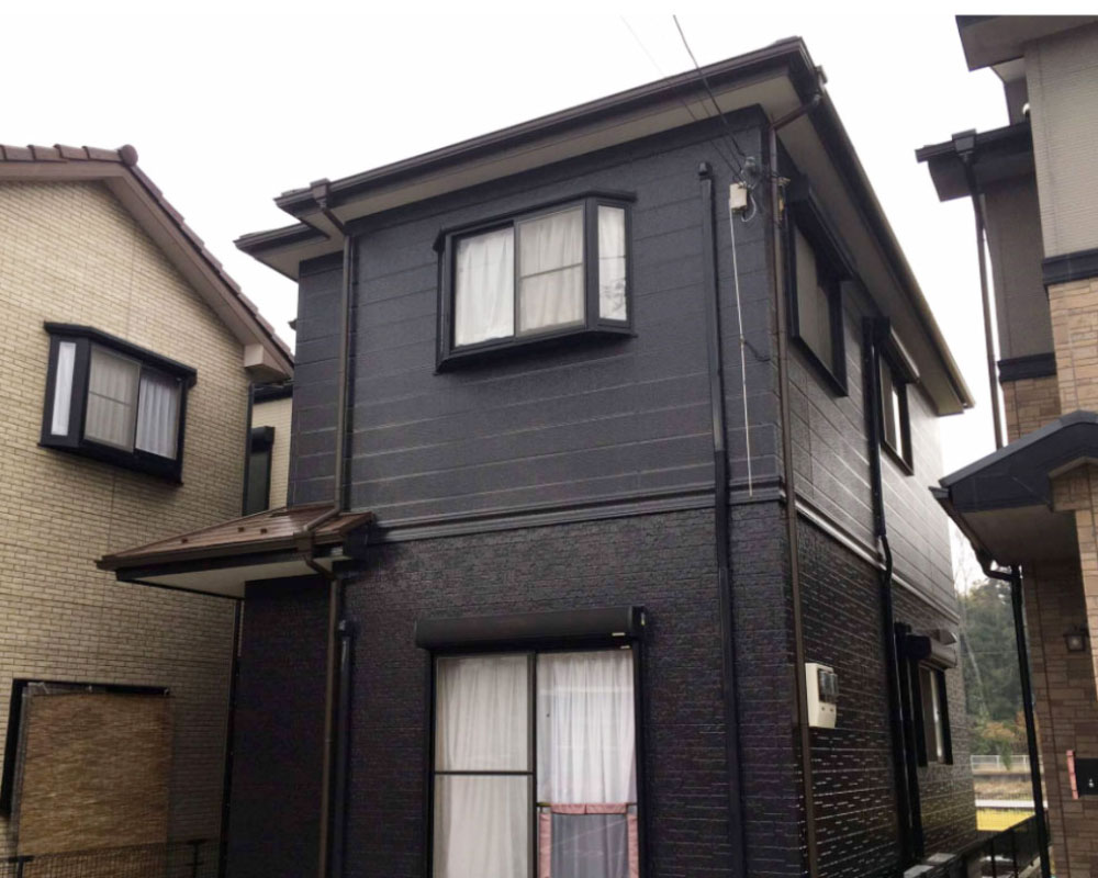 外壁塗装 施工後（京都府京丹波町 H様邸）