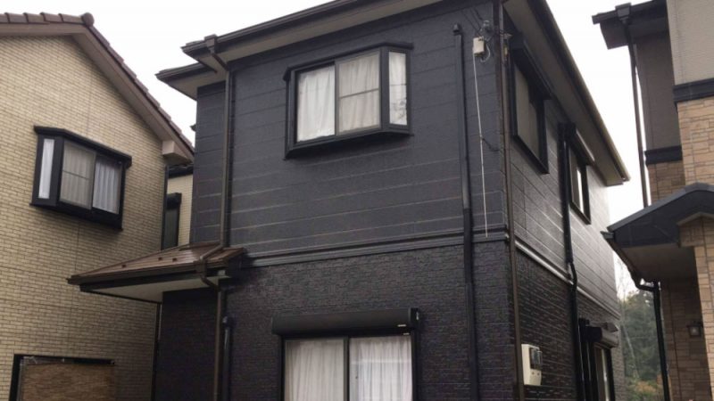 外壁塗装施工事例（京都府京丹波町 H様邸）