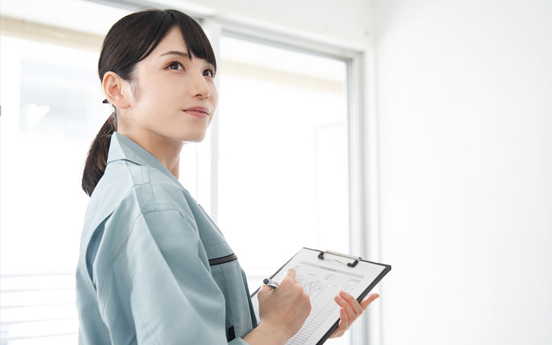 安心して任せられる女性スタッフ